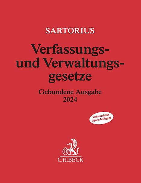 Verfassungs- und Verwaltungsgesetze 2024, Buch