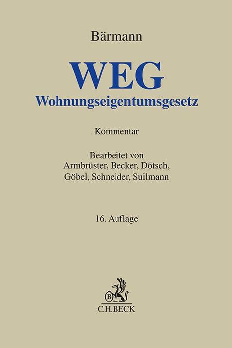 Christian Armbrüster: WEG, Buch