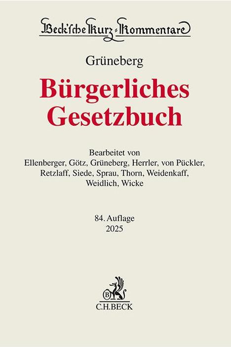 Bürgerliches Gesetzbuch, Buch