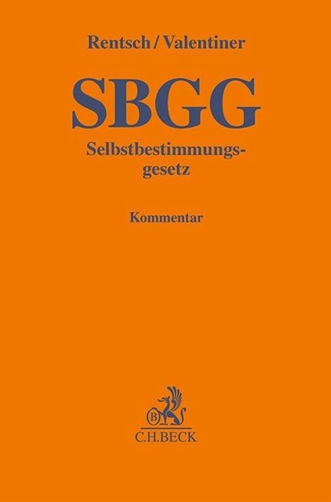 Bettina Konstanze Rentsch: Selbstbestimmungsgesetz, Buch