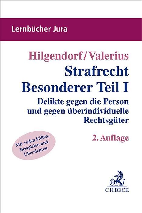 Eric Hilgendorf: Strafrecht Besonderer Teil I, Buch