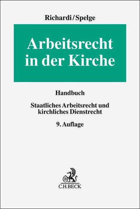 Reinhard Richardi: Arbeitsrecht in der Kirche, Buch