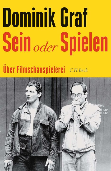 Dominik Graf: Sein oder Spielen, Buch