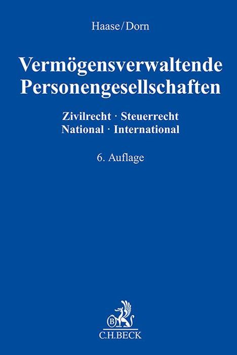 Vermögensverwaltende Personengesellschaften, Buch