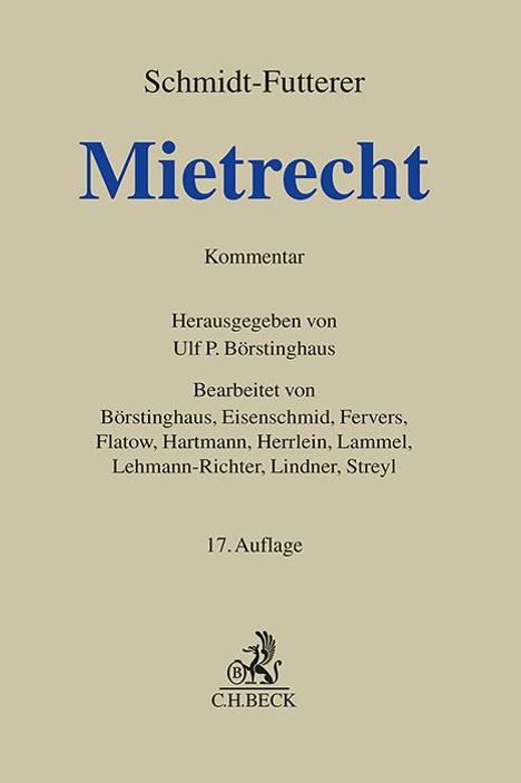 Mietrecht, Buch