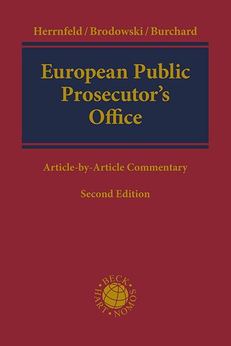 Hans-Holger Herrnfeld: European Public Prosecutor's Office, Buch