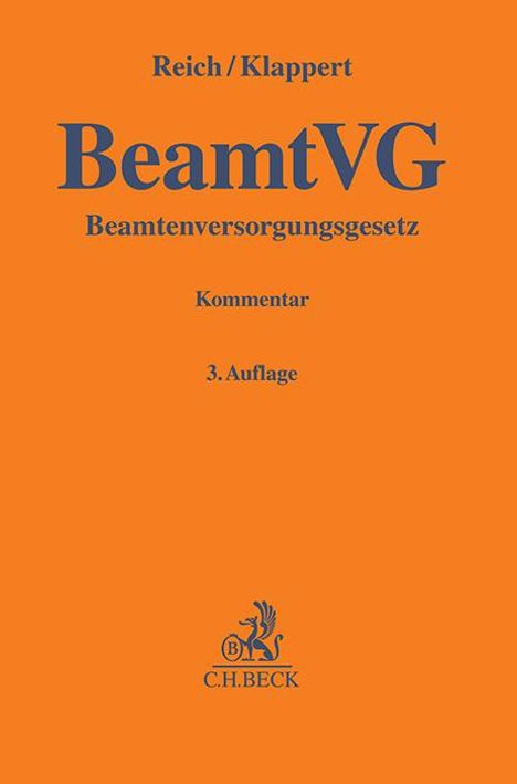 Andreas Reich: Beamtenversorgungsgesetz, Buch