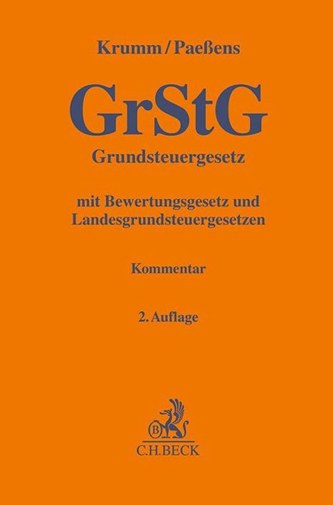 Marcel Krumm: Grundsteuergesetz, Buch