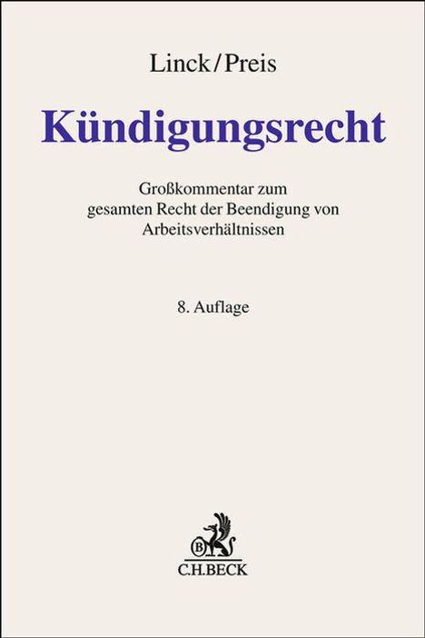 Kündigungsrecht, Buch