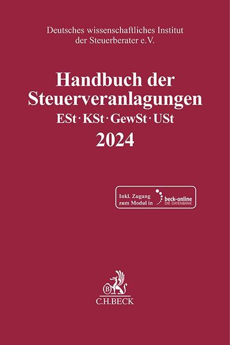 Handbuch der Steuerveranlagungen, Buch