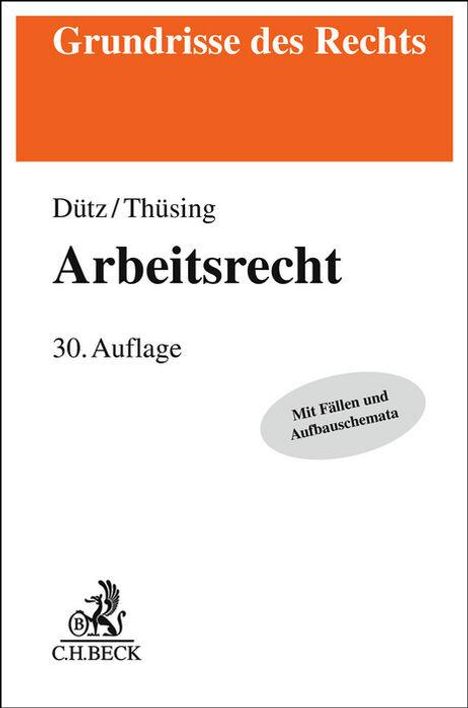 Wilhelm Dütz: Arbeitsrecht, Buch