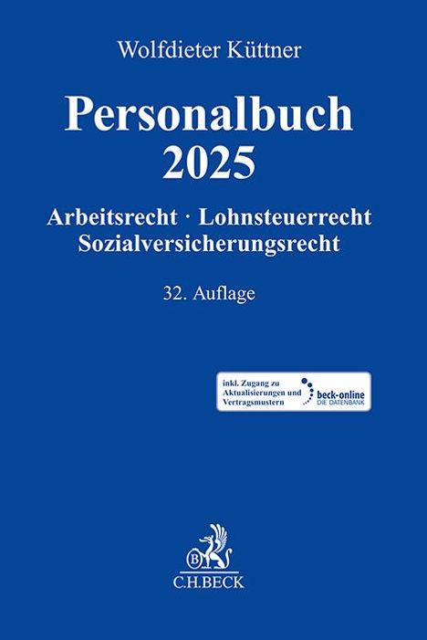 Personalbuch 2025, Buch