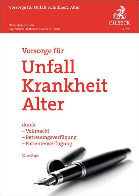 Vorsorge für Unfall, Krankheit, Alter, Buch