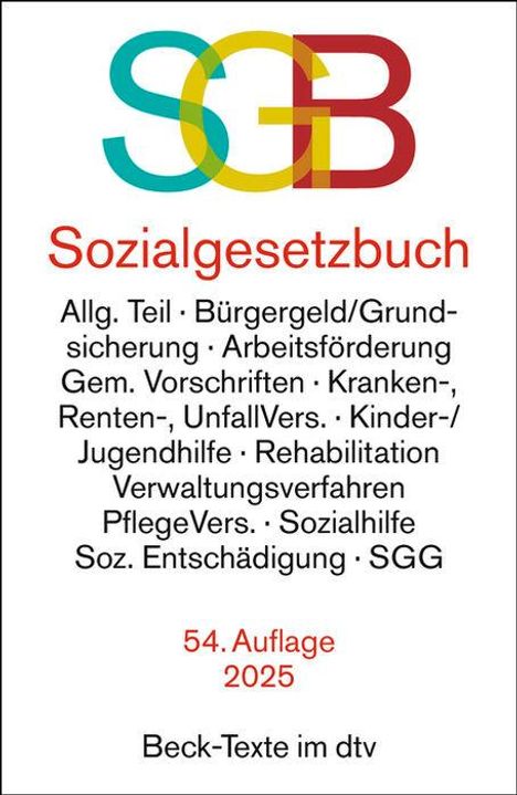 Sozialgesetzbuch mit Sozialgerichtsgesetz, Buch