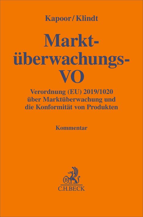 Marktüberwachungs-Verordnung, Buch