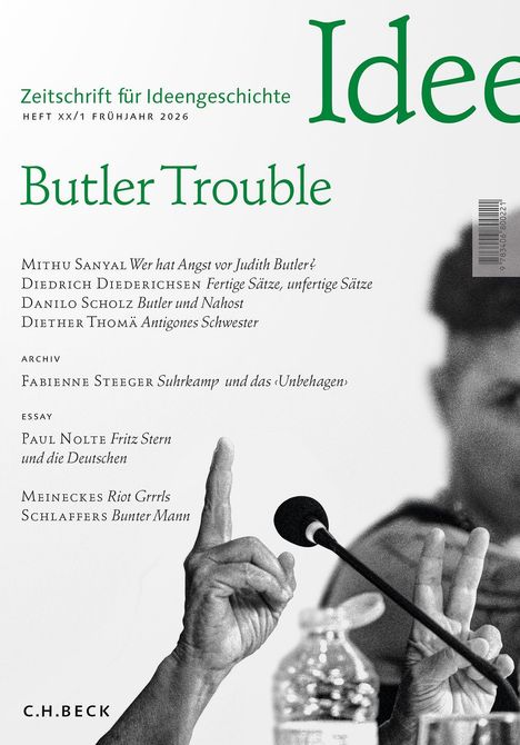 Zeitschrift für Ideengeschichte Heft XX/1 Frühjahr 2026, Buch