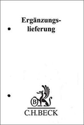 Text "Ergänzungslieferung", darunter ein Logo mit einem Greif und der Schriftzug "C.H. BECK". Oben und unten je ein schwarzer Punkt.