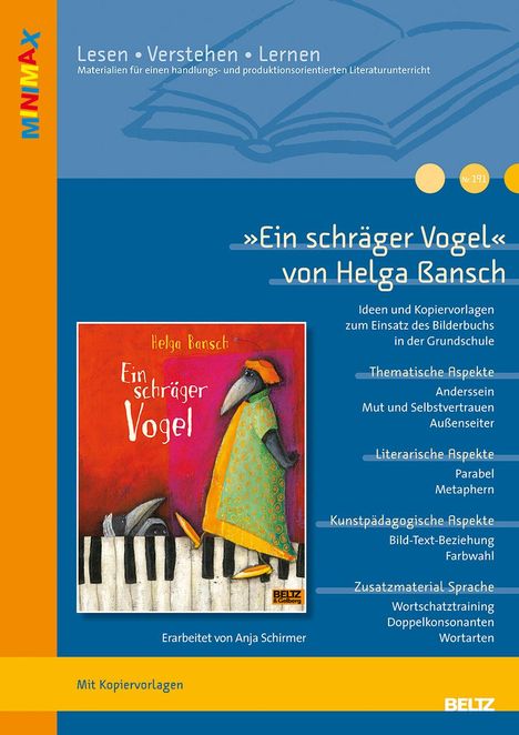 Anja Schirmer: »Ein schräger Vogel« v.Helga Bansch/Mat. für Kiga und Gr.S., Buch