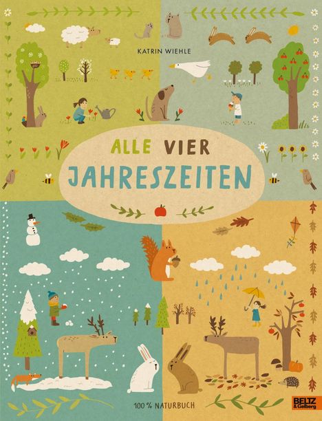 Katrin Wiehle: Alle vier Jahreszeiten - 100% Naturbuch, Buch