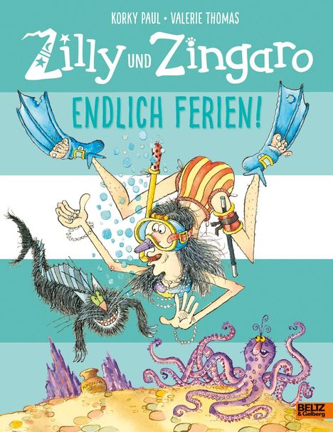 Korky Paul: Zilly und Zingaro. Endlich Ferien!, Buch