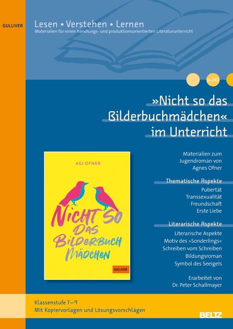 Peter Schallmayer: 'Nicht so das Bilderbuchmädchen' im Unterricht, Buch