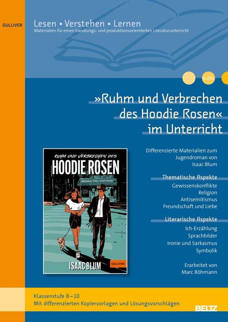 Marc Böhmann: 'Ruhm und Verbrechen des Hoodie Rosen' im Unterricht, Buch