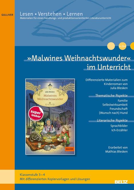 Mathias Blesken: 'Malwines Weihnachtswunder' im Unterricht, Buch