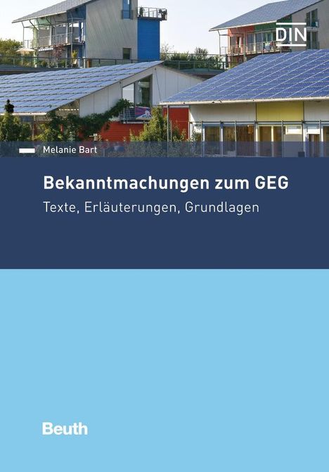 Melanie Bart: Bekanntmachungen zum GEG, Buch