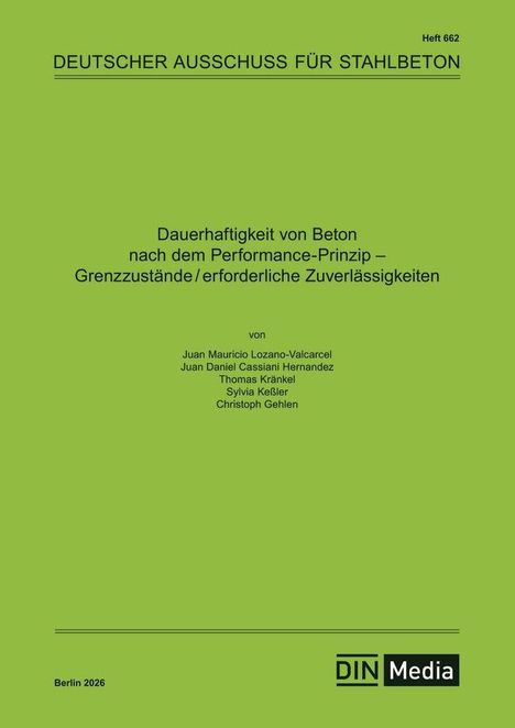 „DIN Media“ steht auf einem Logo. Eine Hand greift nach einem blauen Buch in einem Regal.