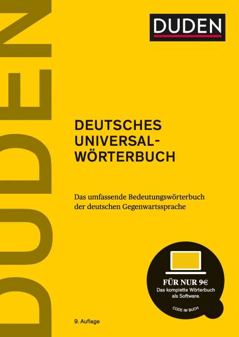 Duden - Deutsches Universalwörterbuch, Buch