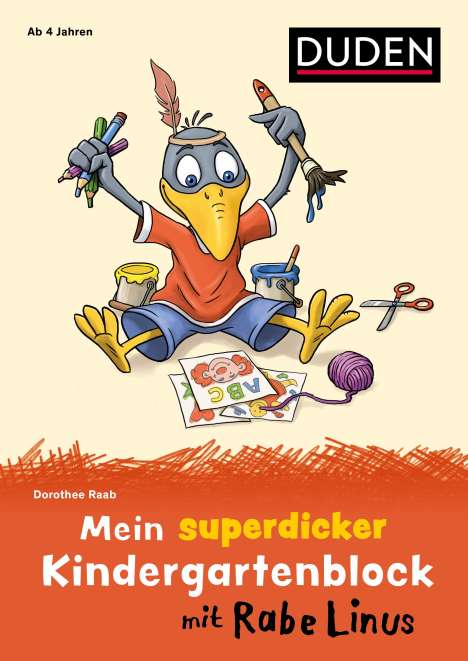 Dorothee Raab: Mein superdicker Kindergartenblock mit Rabe Linus, Buch