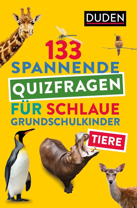 Tiere - 133 spannende Quizfragen für schlaue Grundschulkinder, Buch