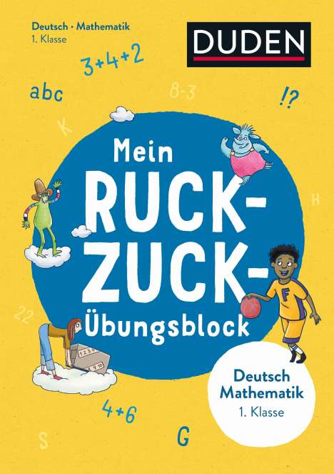 Claudia Fahlbusch: Mein Ruckzuck-Übungsblock Deutsch/Mathe 1. Klasse, Buch