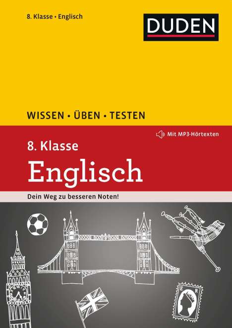 Birgit Hock: Hock, B: Wissen - Üben - Testen: Englisch 8. Klasse, Buch