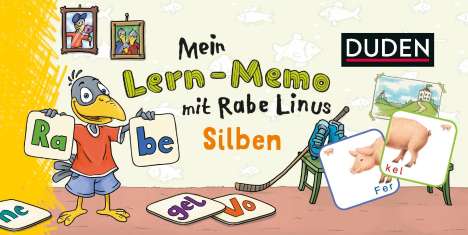 Dorothee Raab: Mein Lern-Memo mit Rabe Linus - Silben, Spiele