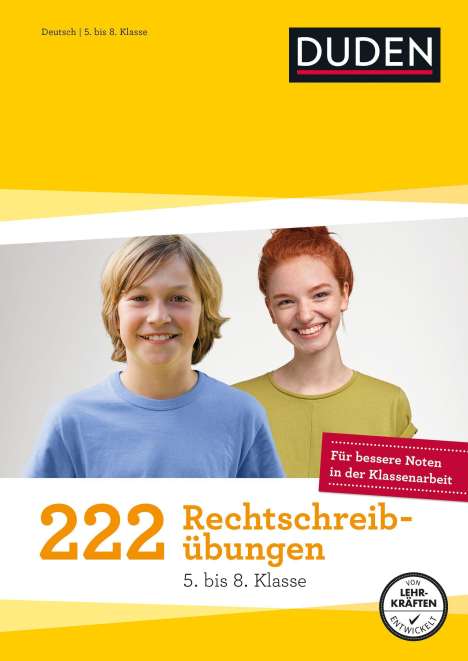 Werner Braukmann: 222 Rechtschreibübungen - 5. bis 8. Klasse, Buch