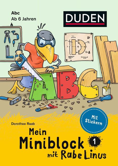 Dorothee Raab: Mein Miniblock mit Rabe Linus - Abc, Buch