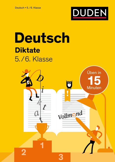 Marion Clausen: Clausen, M: Deutsch in 15 Min - Diktate 5./6. Klasse, Buch