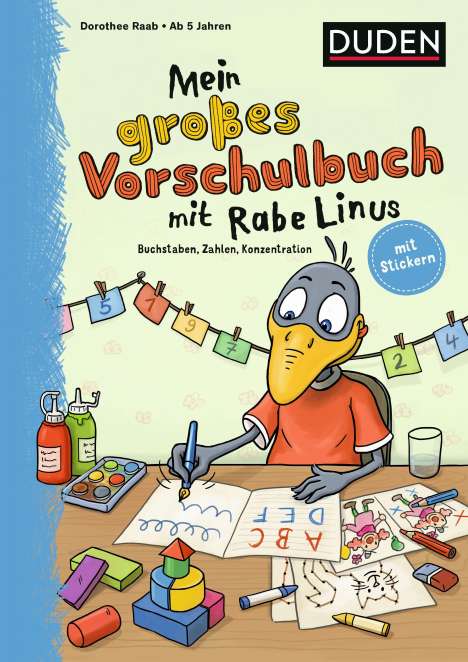 Dorothee Raab: Mein großes Vorschulbuch mit Rabe Linus, Buch