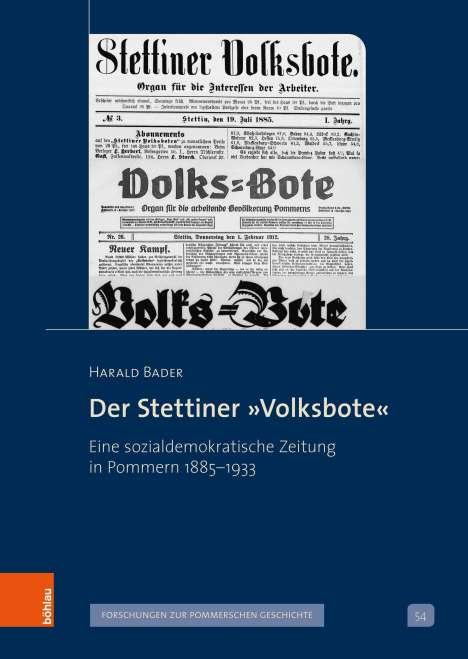 Harald Bader: Bader, H: Stettiner »Volksbote«, Buch