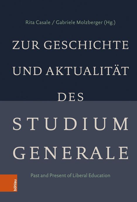 Zur Geschichte und Aktualität des Studium Generale, Buch