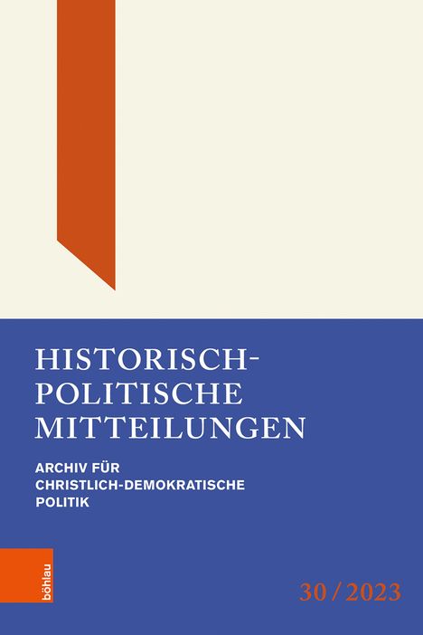 Historisch-Politische Mitteilungen, Buch