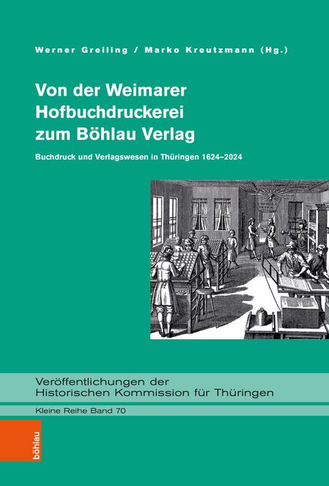 Von der Weimarer Hofbuchdruckerei zum Böhlau Verlag, Buch