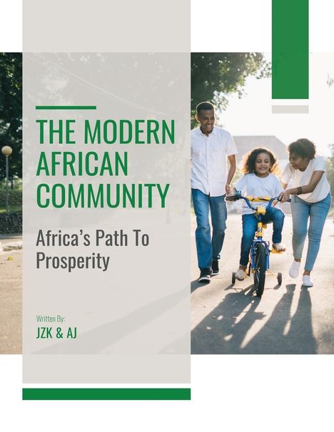 Jzk: The Modern African Community, Buch