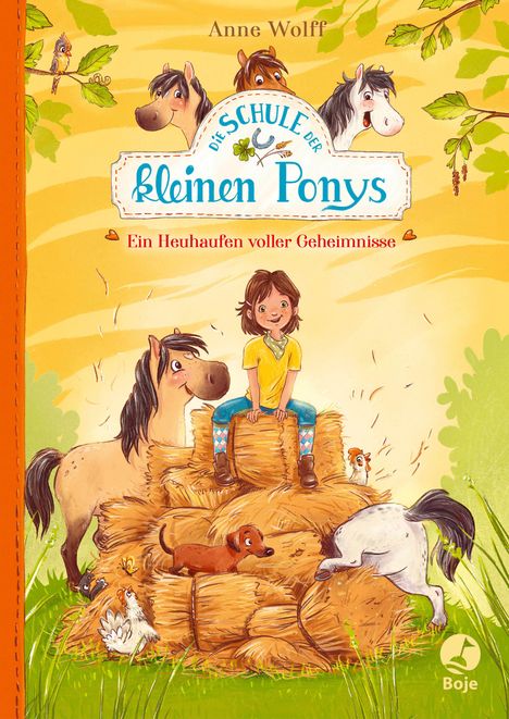 Anne Wolff: Die Schule der kleinen Ponys - Ein Heuhaufen voller Geheimnisse, Buch