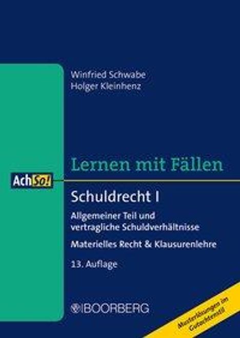 Winfried Schwabe: Schwabe, W: Schuldrecht I, Buch