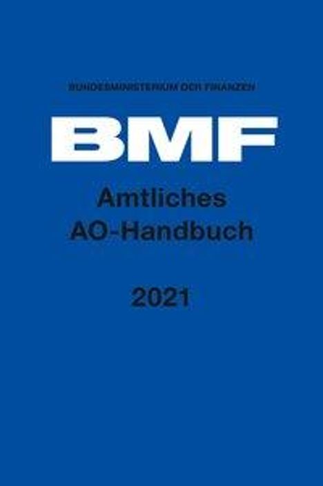 Amtliches AO-Handbuch 2021, Buch