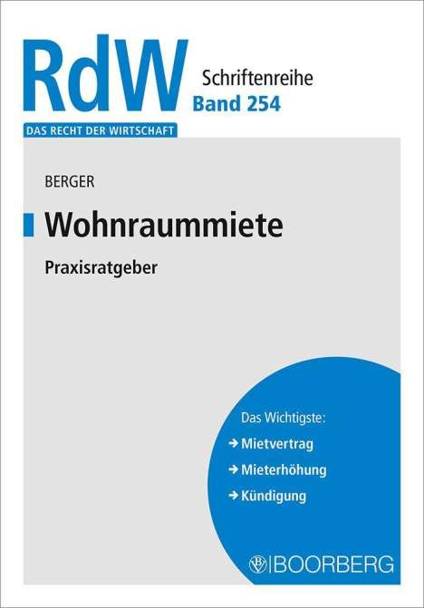 Hannes Berger: Berger, H: Wohnraummiete, Buch