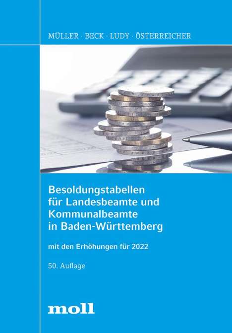 Besoldungstabellen für Landesbeamte/Baden-Württemberg/50.A., Buch