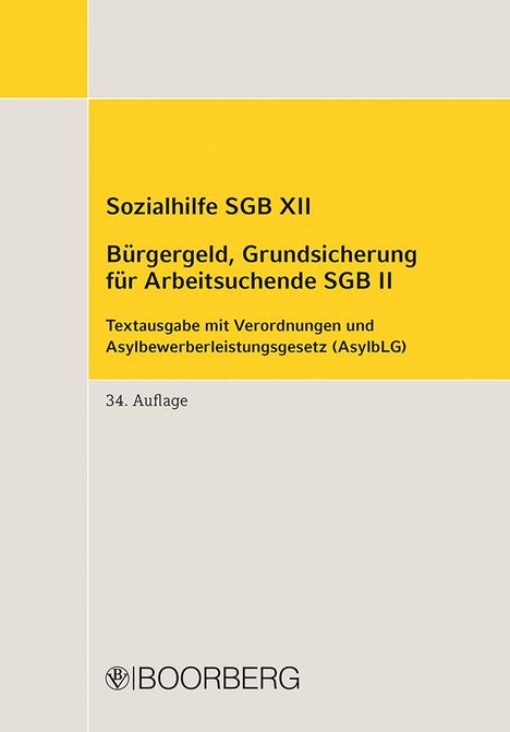 Sozialhilfe SGB XII - Bürgergeld, Grundsicherung für Arbeitsuchende SGB II, Buch